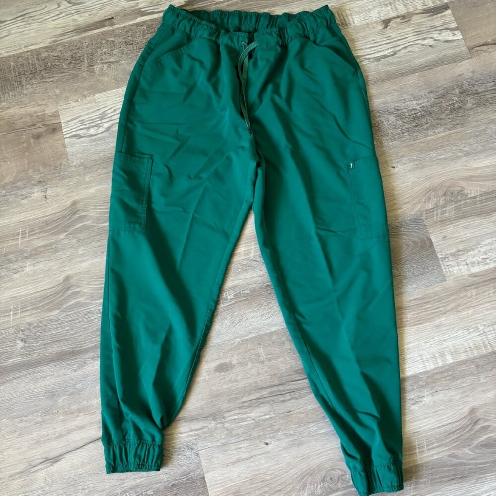 Jaanuu Hunter Green Jogger Scrubs (Sz:XL)